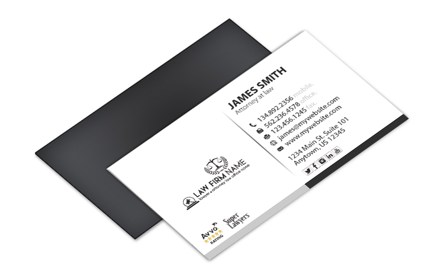 Lawyer Business Card Magnets, Law Firm Business Card Magnets, Attorney Business Card Magnets, Legal Business Card Magnets