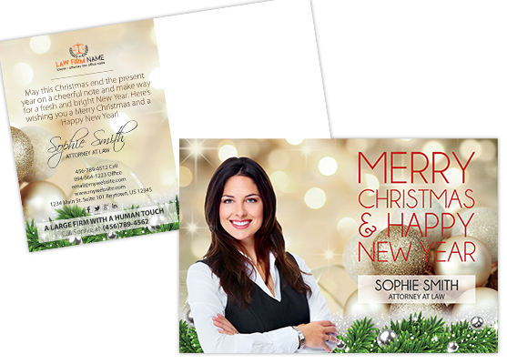 Lawyer Holiday Postcards | Law Firm Holiday Postcards, Attorney Holiday Postcards, Legal Holiday Postcards, Law Office Holiday Postcards