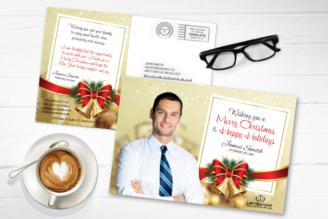 Lawyer Holiday Postcards, Attorney Holiday Postcards, Law Firm Holiday Postcards